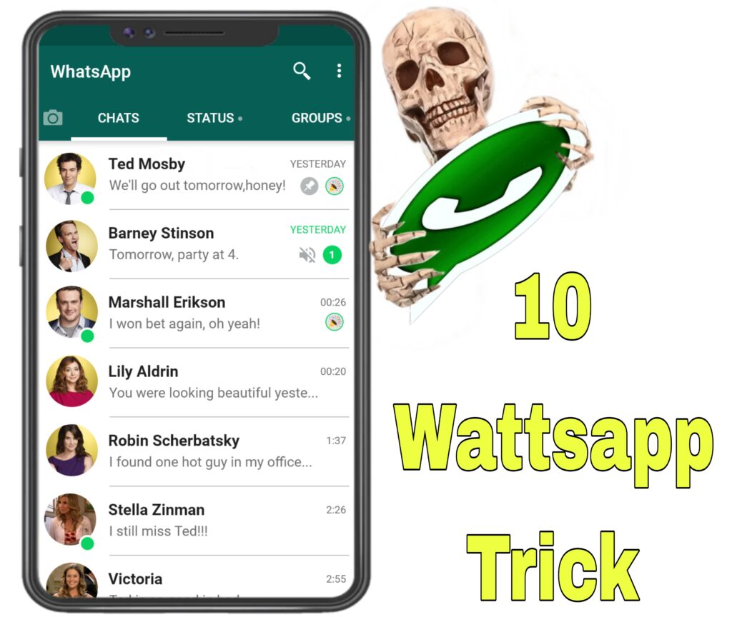 Top 10 TRick in wattsapp 