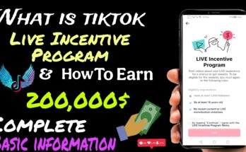 TikTok Live Incentive Program: How To Join TikTok Live Incentive Program